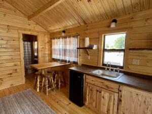 cabin kitchen resort amenities, zion national park camping