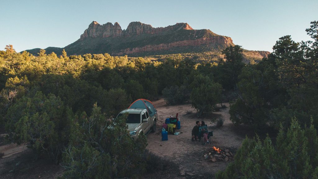 camping in zion